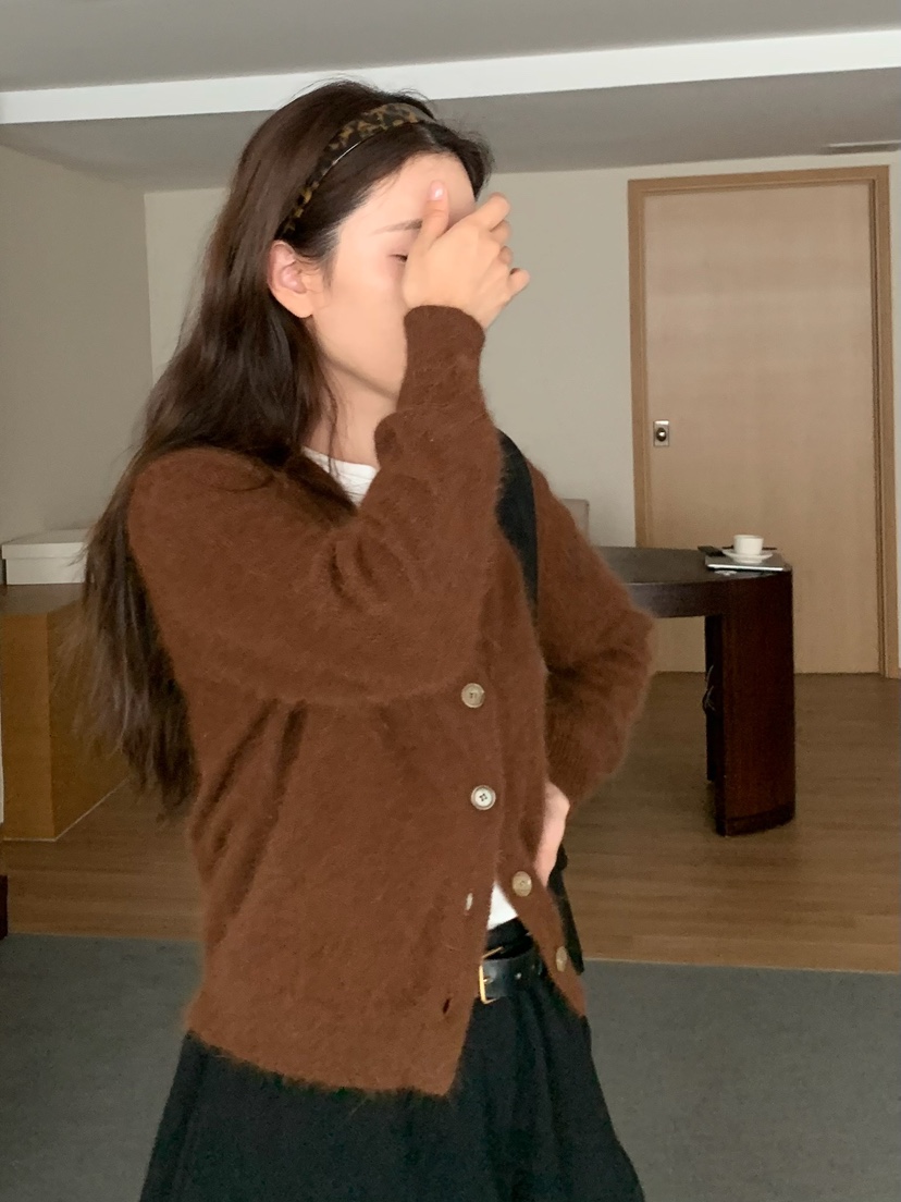 BLEECKER東大門㊣代購女士新款真品職業25秋冬休閑時尚針織衫BLEECKER針織衫