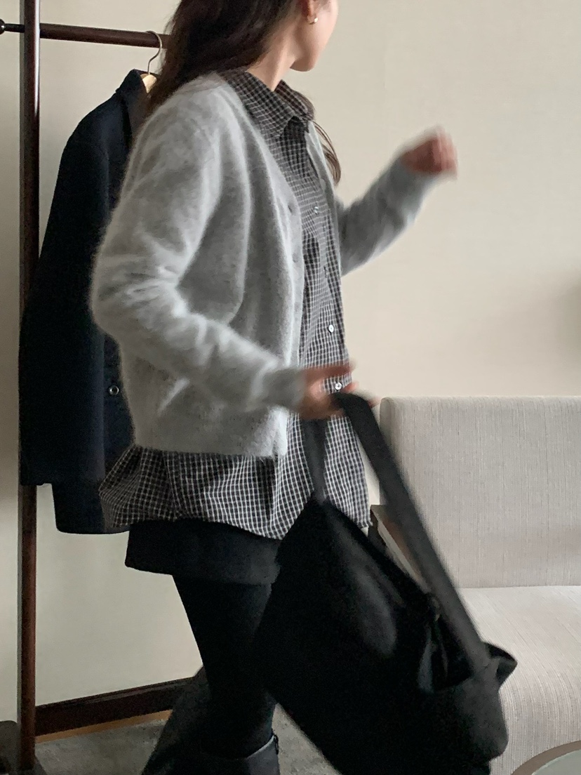 BLEECKER東大門㊣代購女士新款真品職業25秋冬休閑時尚針織衫BLEECKER針織衫