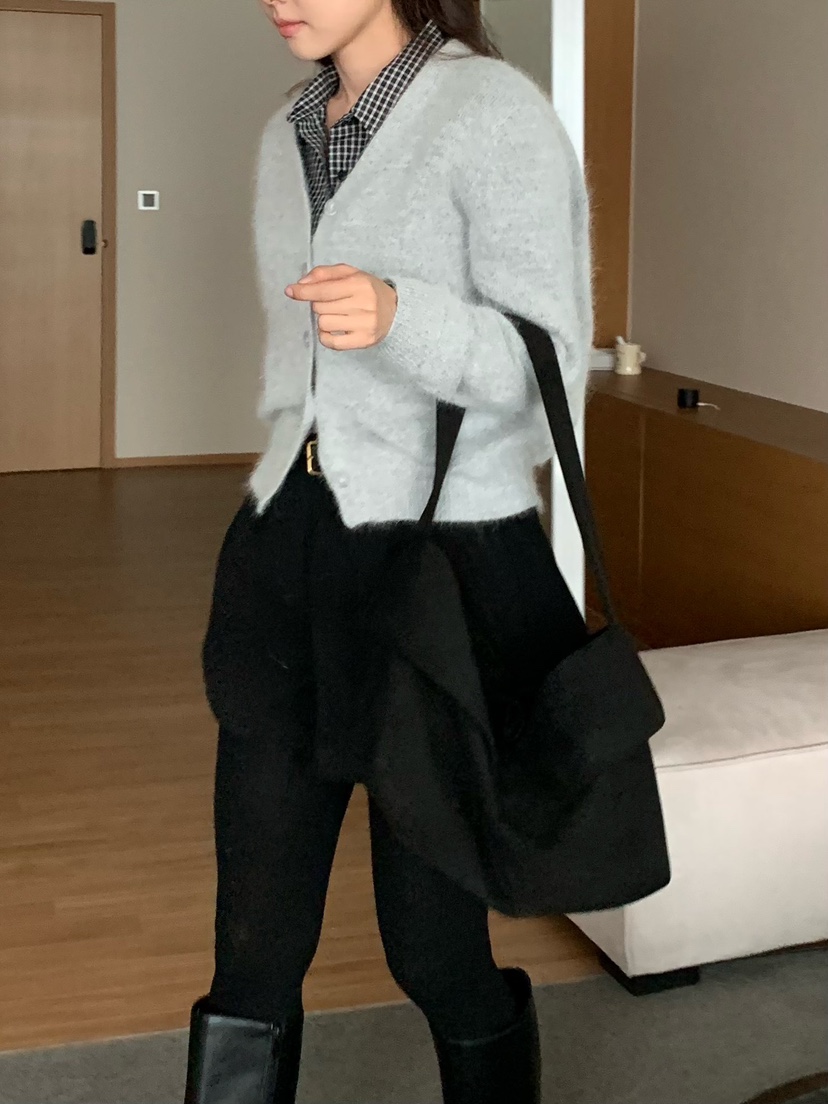 BLEECKER東大門㊣代購女士新款真品職業25秋冬休閑時尚針織衫BLEECKER針織衫