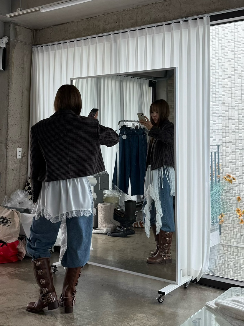 LOVE PULL韓國直郵㊣女士新品25秋冬推薦熱賣真品人氣短裙LOVE PULL短裙