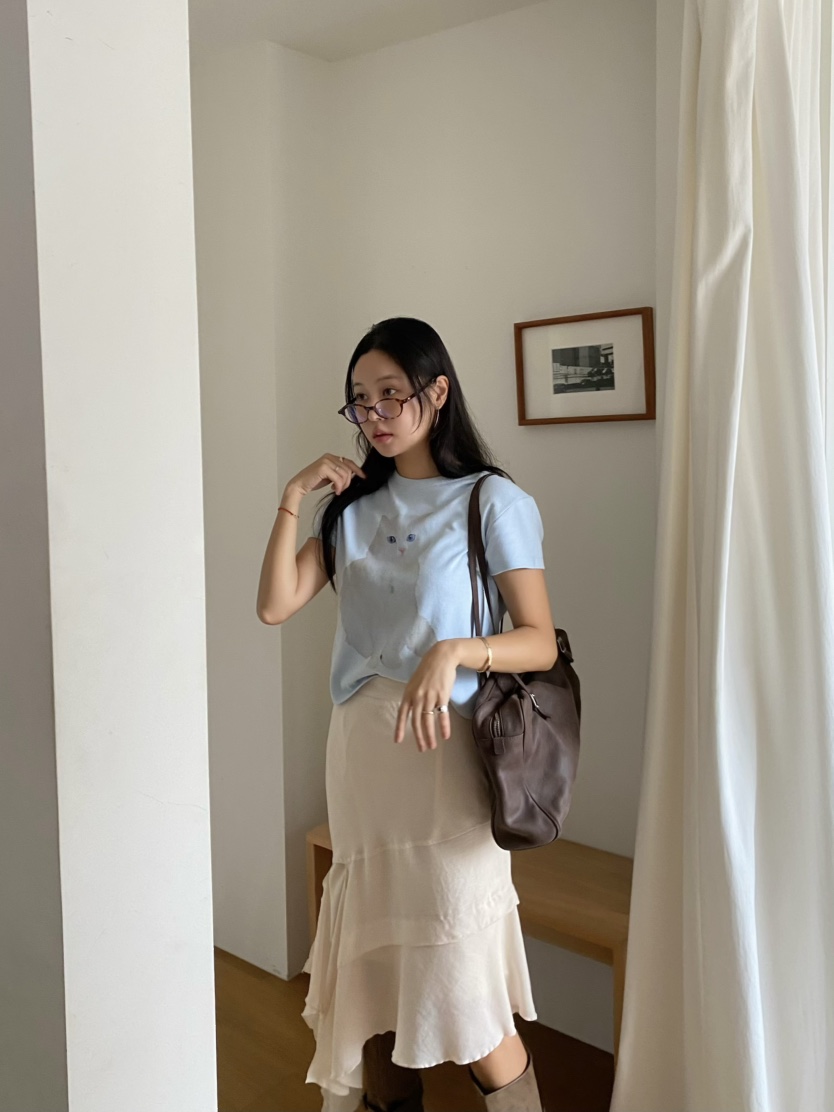 OUPPT東大門㊣代購女士新品休閑推薦人氣熱賣真品時尚職業T恤OUPPTT恤圖色2