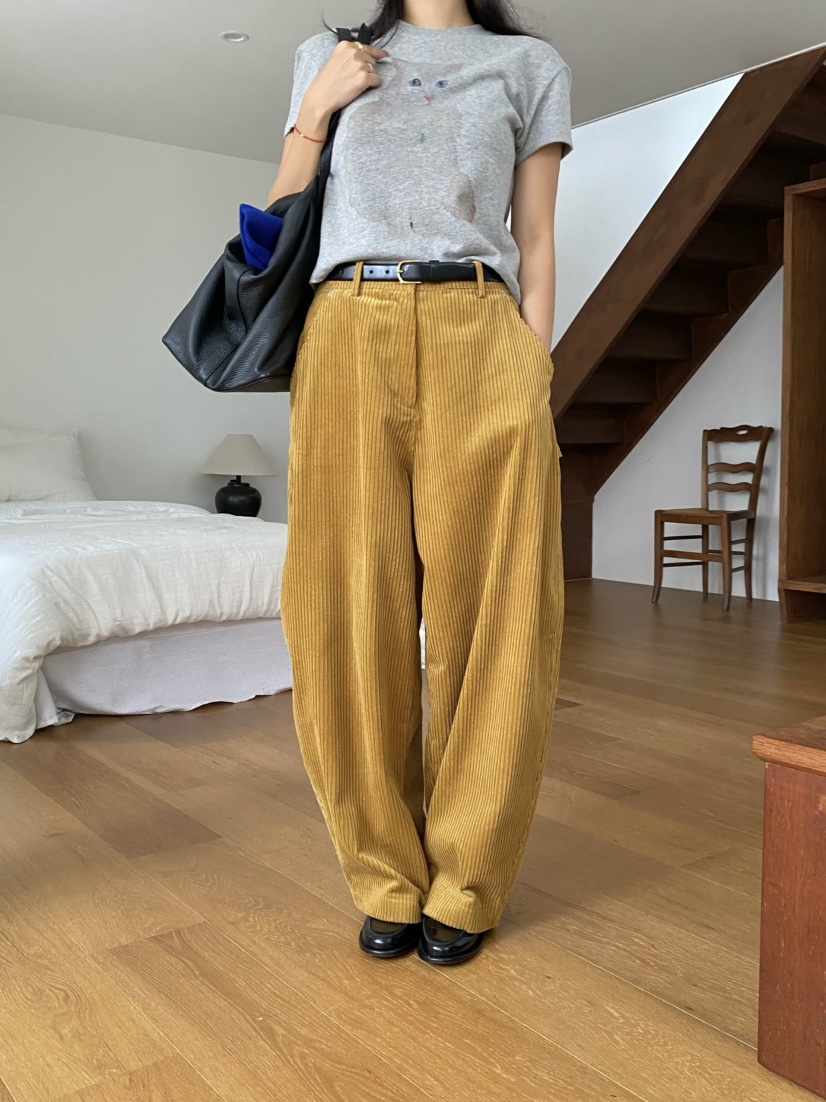 OUPPT韓國直郵㊣女裝新款真品熱賣時尚休閑25秋冬人氣休閑褲OUPPT休閑褲