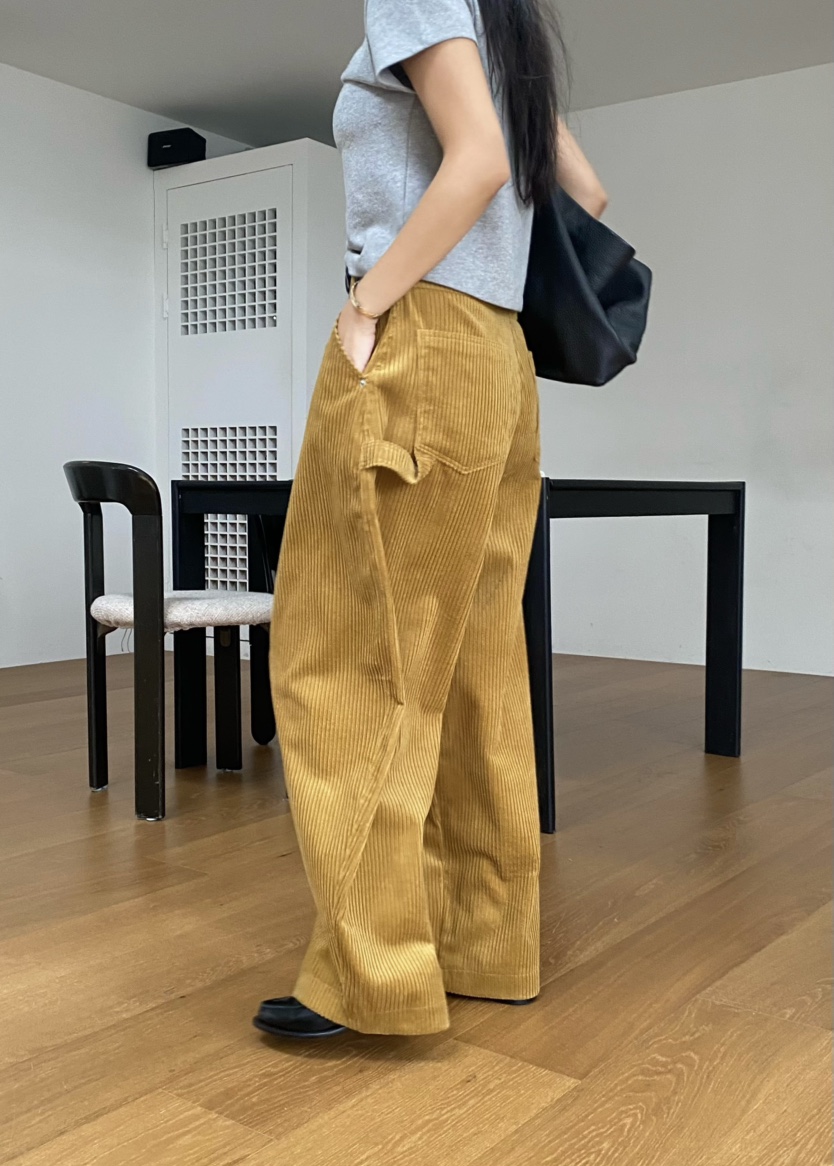 OUPPT韓國直郵㊣女裝新款真品熱賣時尚休閑25秋冬人氣休閑褲OUPPT休閑褲