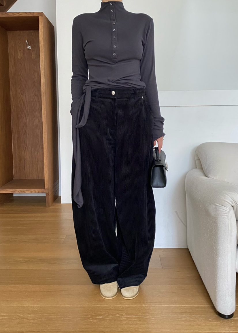OUPPT韓國直郵㊣女裝新款真品熱賣時尚休閑25秋冬人氣休閑褲OUPPT休閑褲