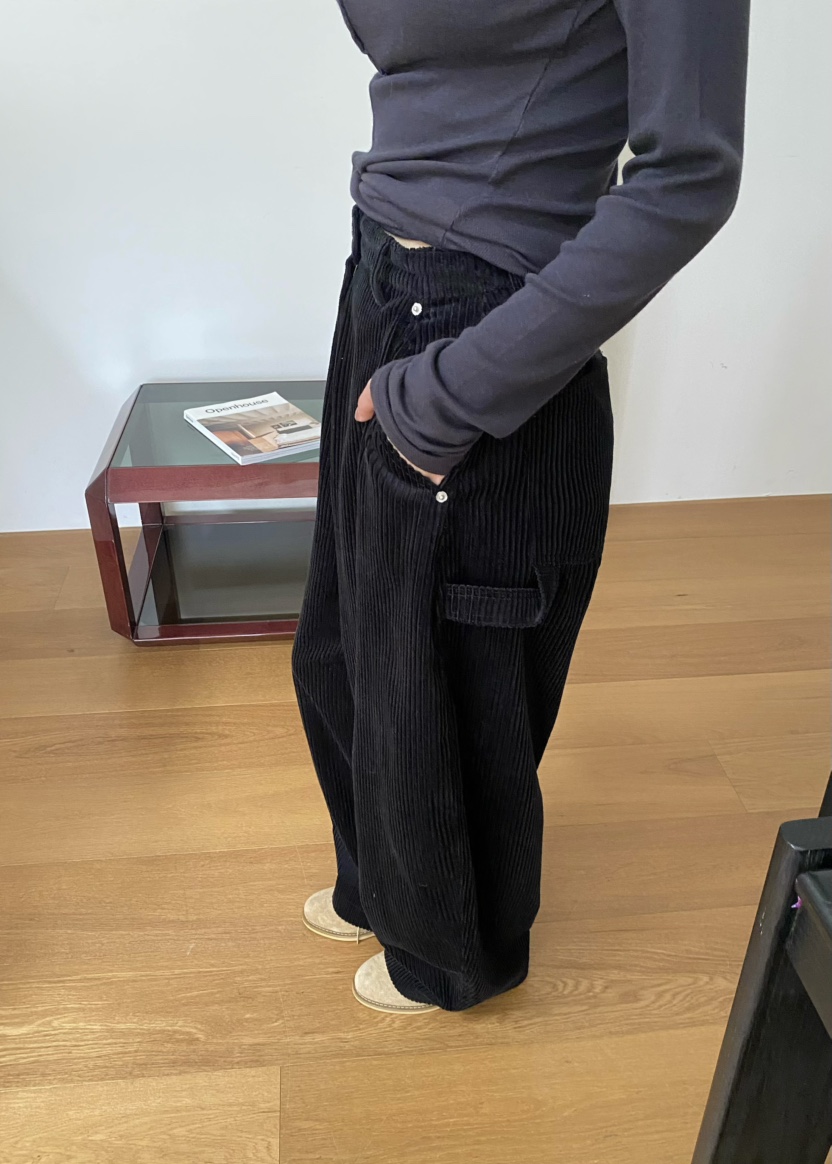 OUPPT韓國直郵㊣女裝新款真品熱賣時尚休閑25秋冬人氣休閑褲OUPPT休閑褲