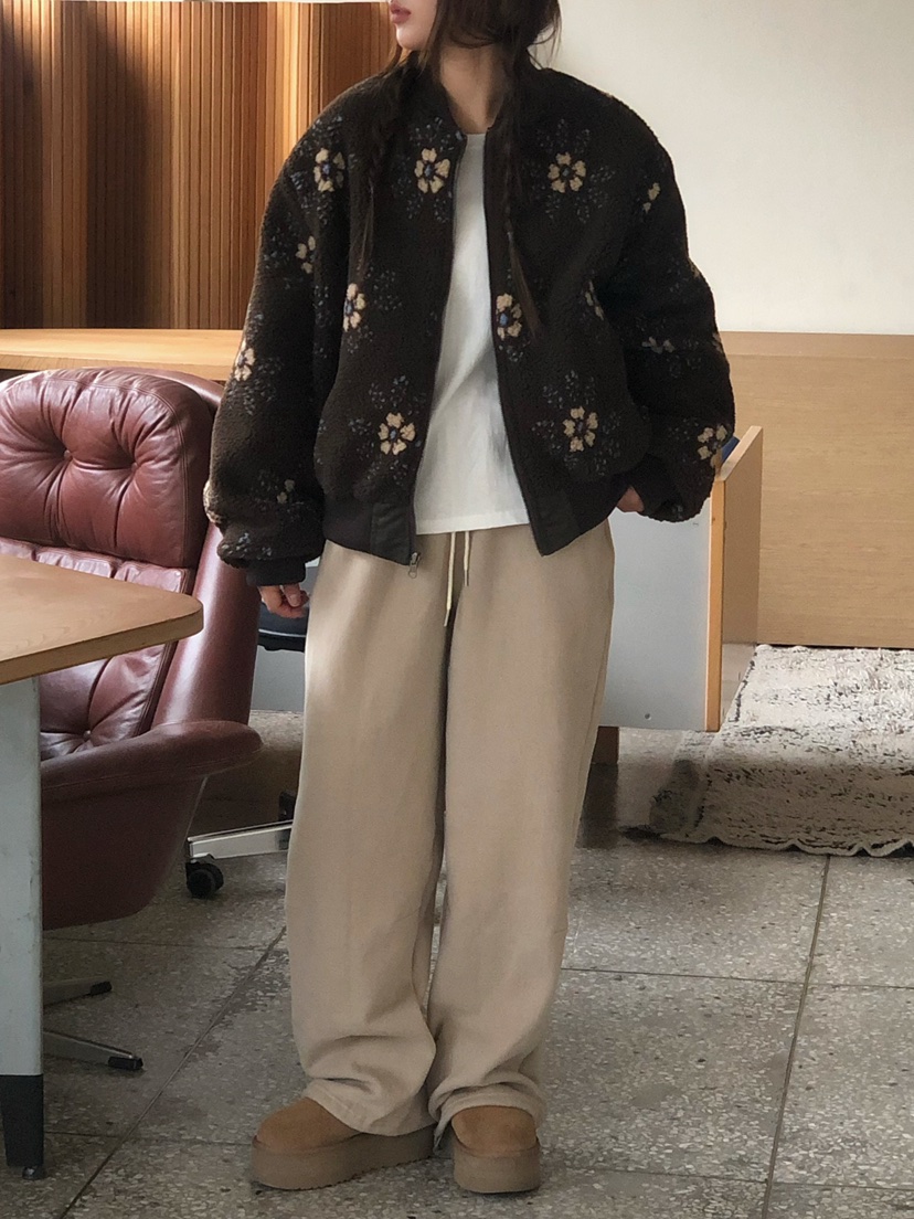 ONDO-P韓國代購㊣女士新品人氣休閑時尚職業真品休閑褲加絨ONDO-P休閑褲