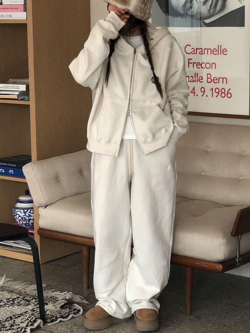 ONDO-P韓國代購㊣女士新品人氣休閑時尚職業真品休閑褲加絨ONDO-P休閑褲