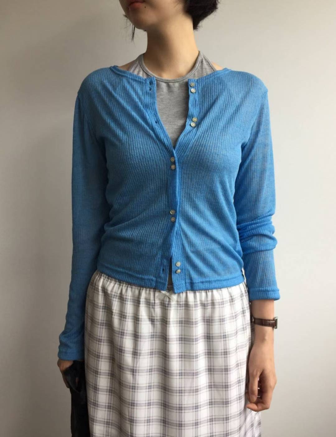TREEAN-트리안-T東大門㊣實拍女裝新品25秋冬針織衫不含內搭TREEAN針織衫圖色2
