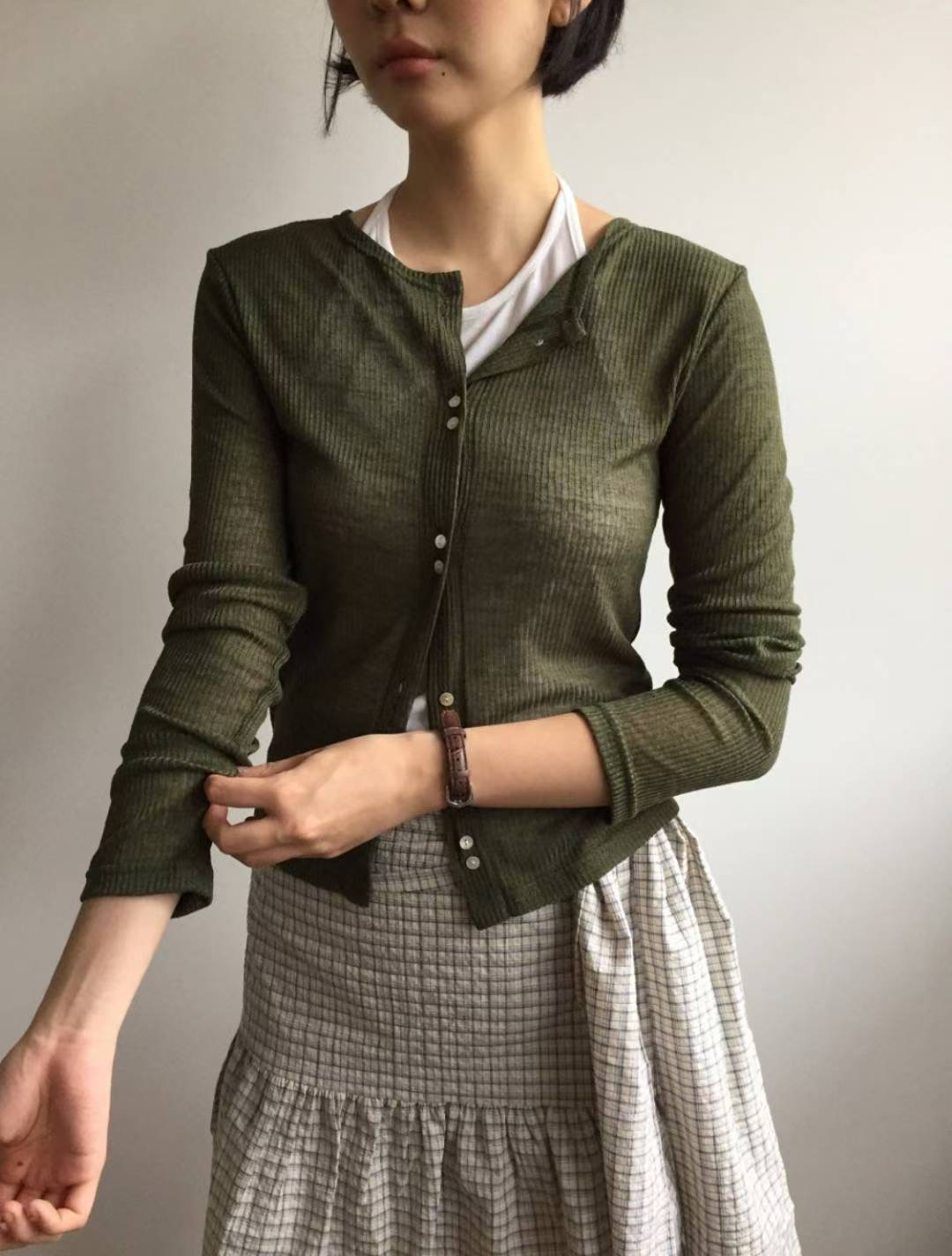 TREEAN-트리안-T東大門㊣實拍女裝新品25秋冬針織衫不含內搭TREEAN針織衫圖色3