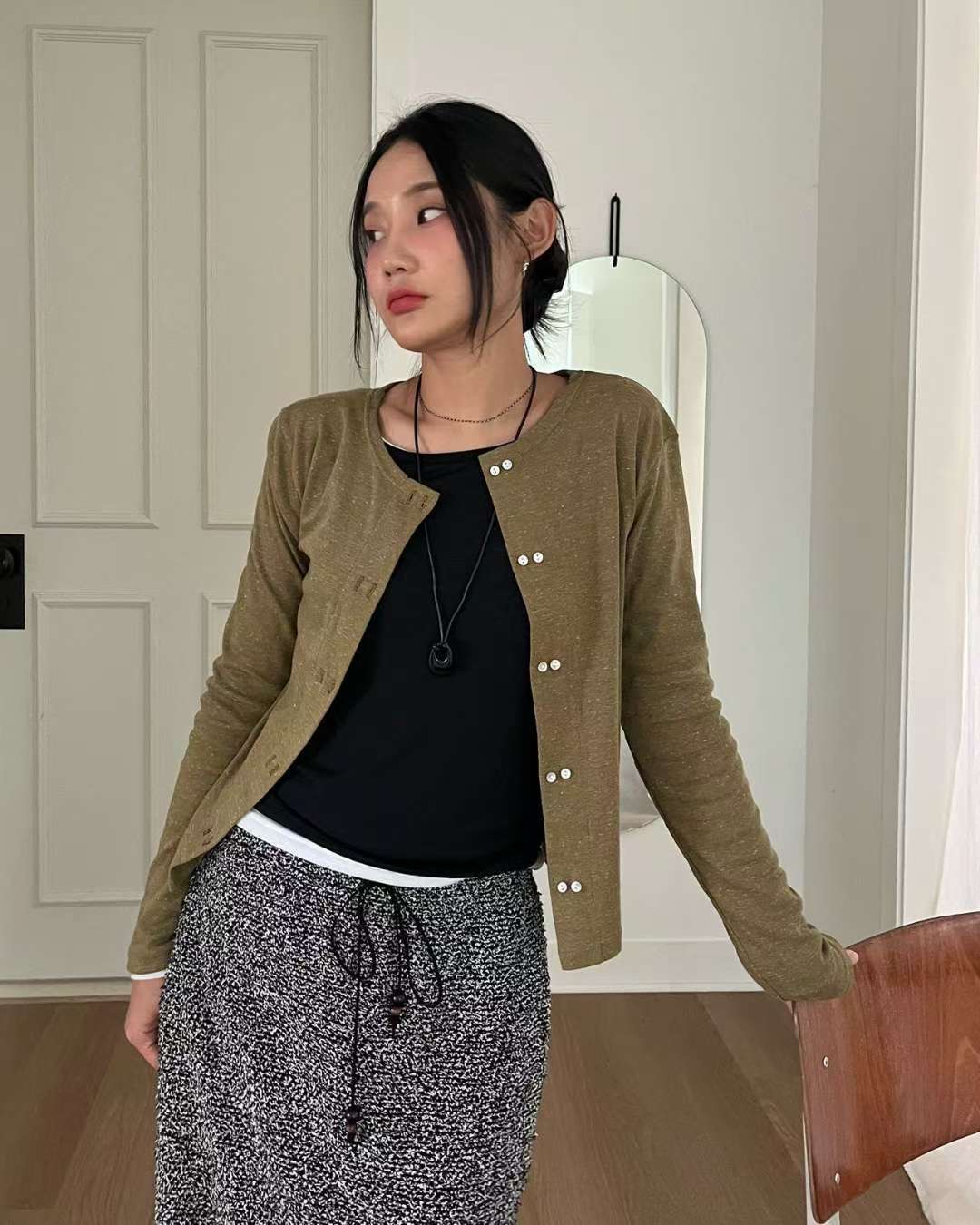 TREEAN-트리안-T東大門㊣直郵女士新品25秋冬人氣熱賣針織衫TREEAN針織衫