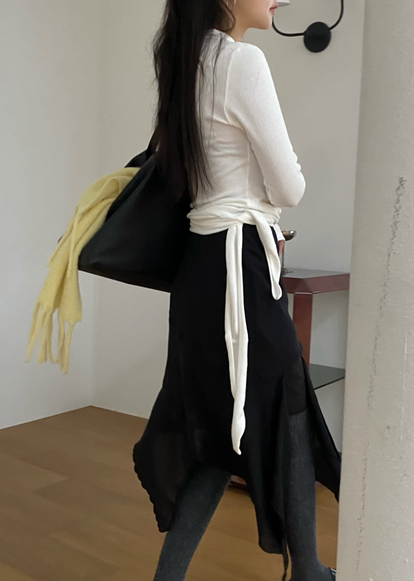 OUPPT韓國代購㊣女士新品職業推薦休閑熱賣真品人氣長袖T恤OUPPT長袖T恤