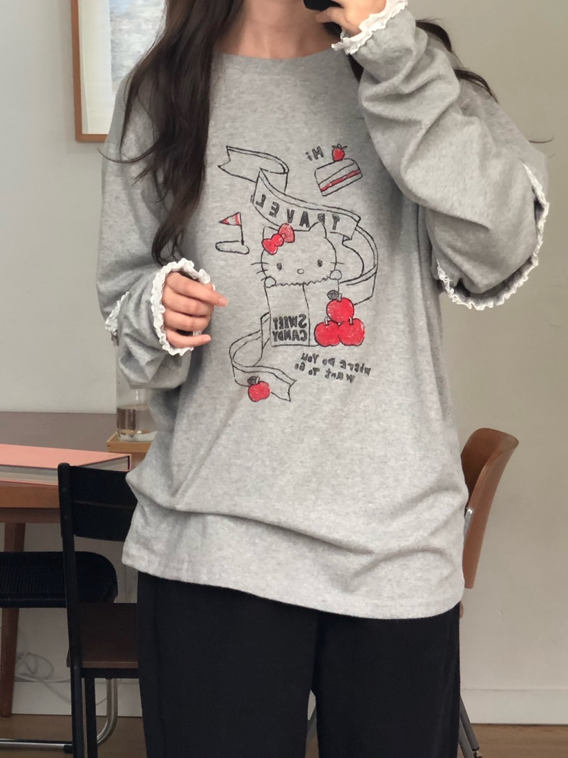 ONDO-P東大門㊣實拍女裝新款人氣真品職業25秋冬時尚長袖T恤ONDO-P長袖T恤