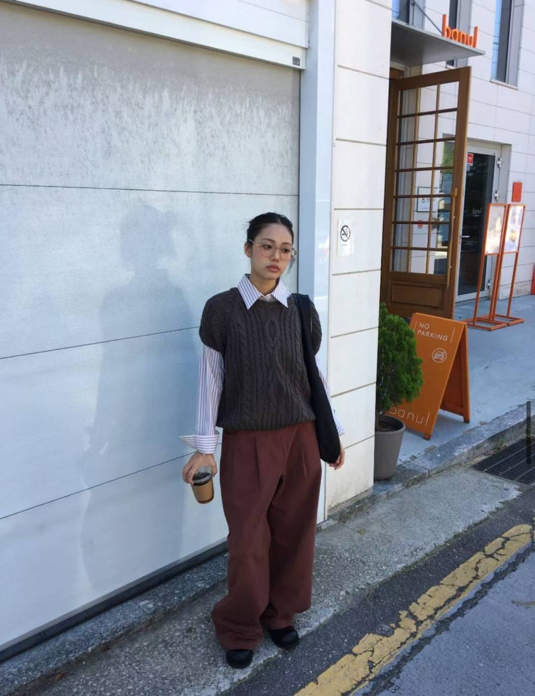 TREEAN-트리안-T韓國直郵㊣女士新品推薦熱賣時尚25秋冬休閑褲TREEAN休閑褲