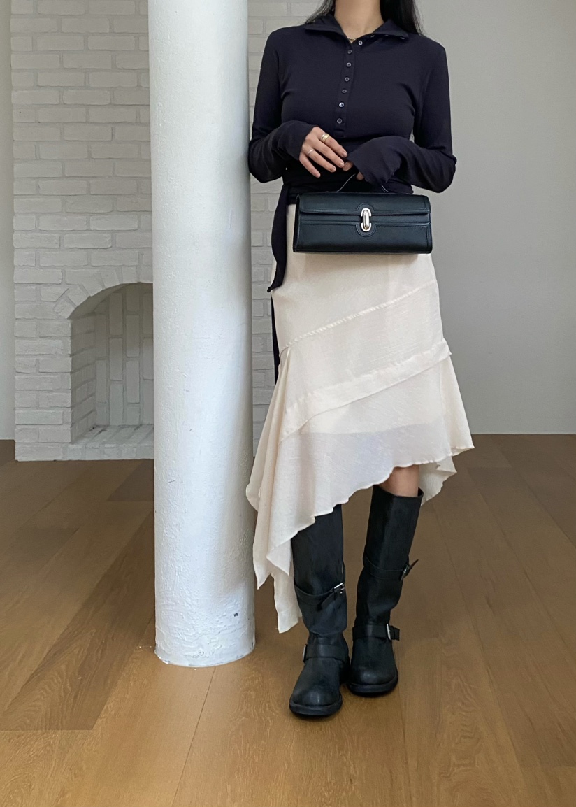 OUPPT東大門㊣直郵女士新品推薦25秋冬熱賣人氣半身裙中短裙OUPPT半身裙/中短裙