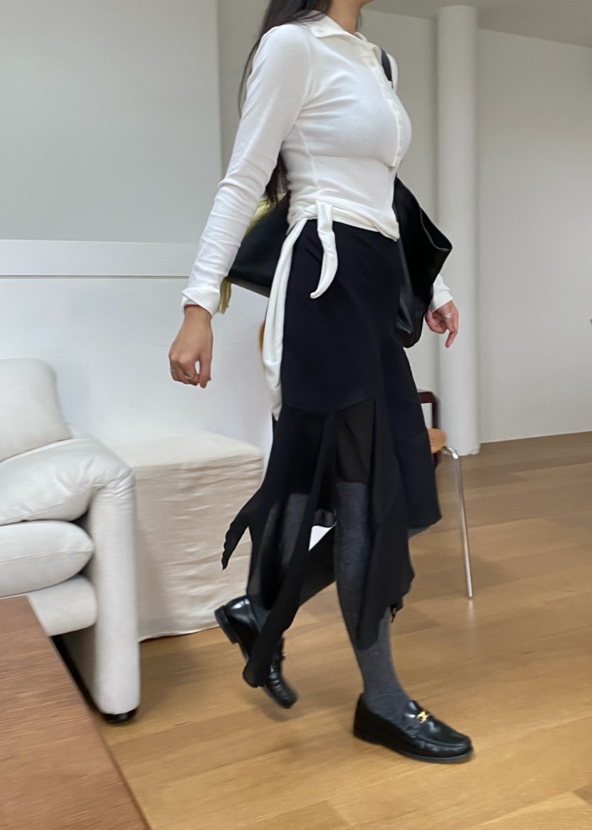 OUPPT東大門㊣直郵女士新品推薦25秋冬熱賣人氣半身裙中短裙OUPPT半身裙/中短裙