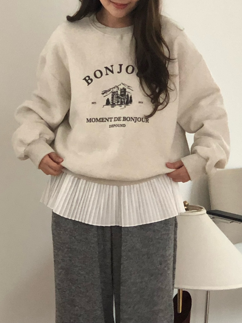 ONDO-P東大門㊣直郵女士新品時尚推薦職業熱賣真品衛衣加絨ONDO-P衛衣