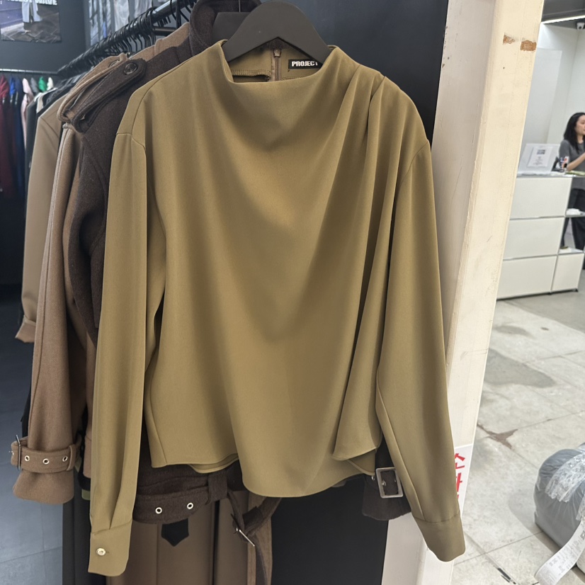 PROJECT WAVE-P東大門㊣代購女裝新品真品人氣襯衫蕾絲衫PROJECT WAVE襯衫/蕾絲衫圖色2