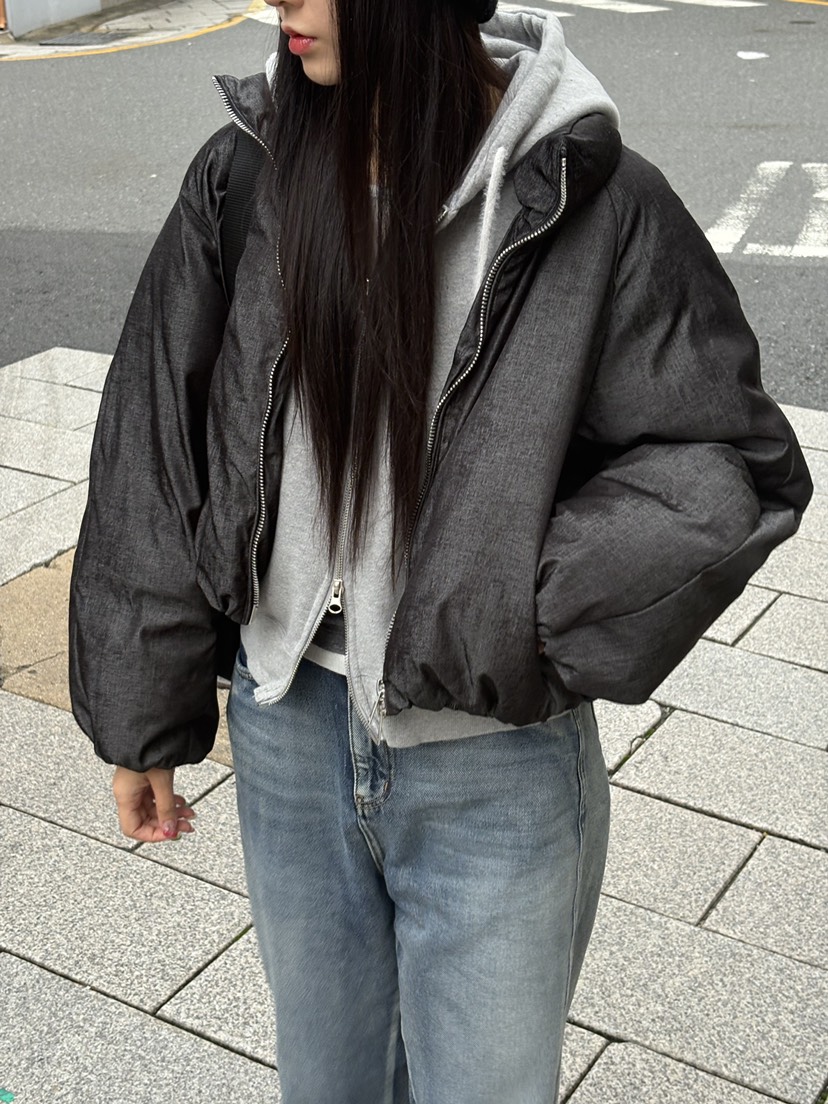 Verbena韓國代購㊣女士新款推薦熱賣休閑人氣短款羽絨服填充Verbena短款羽絨服