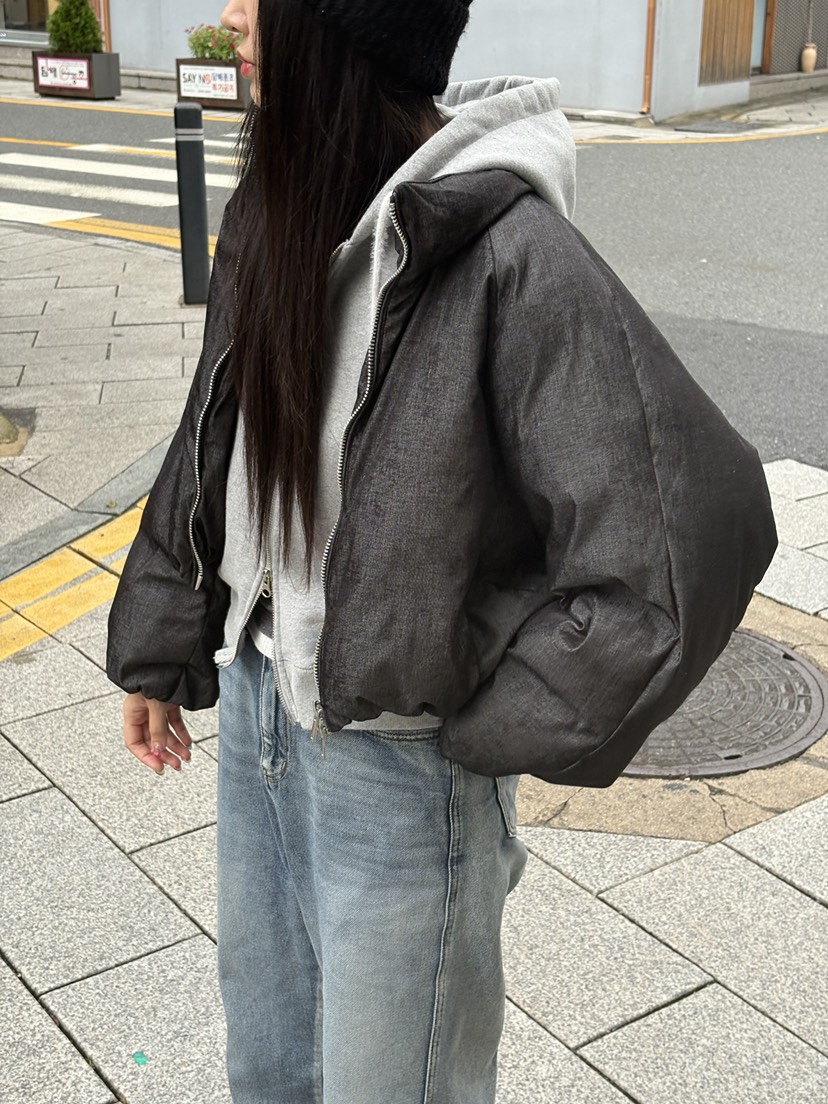 Verbena韓國代購㊣女士新款推薦熱賣休閑人氣短款羽絨服填充Verbena短款羽絨服