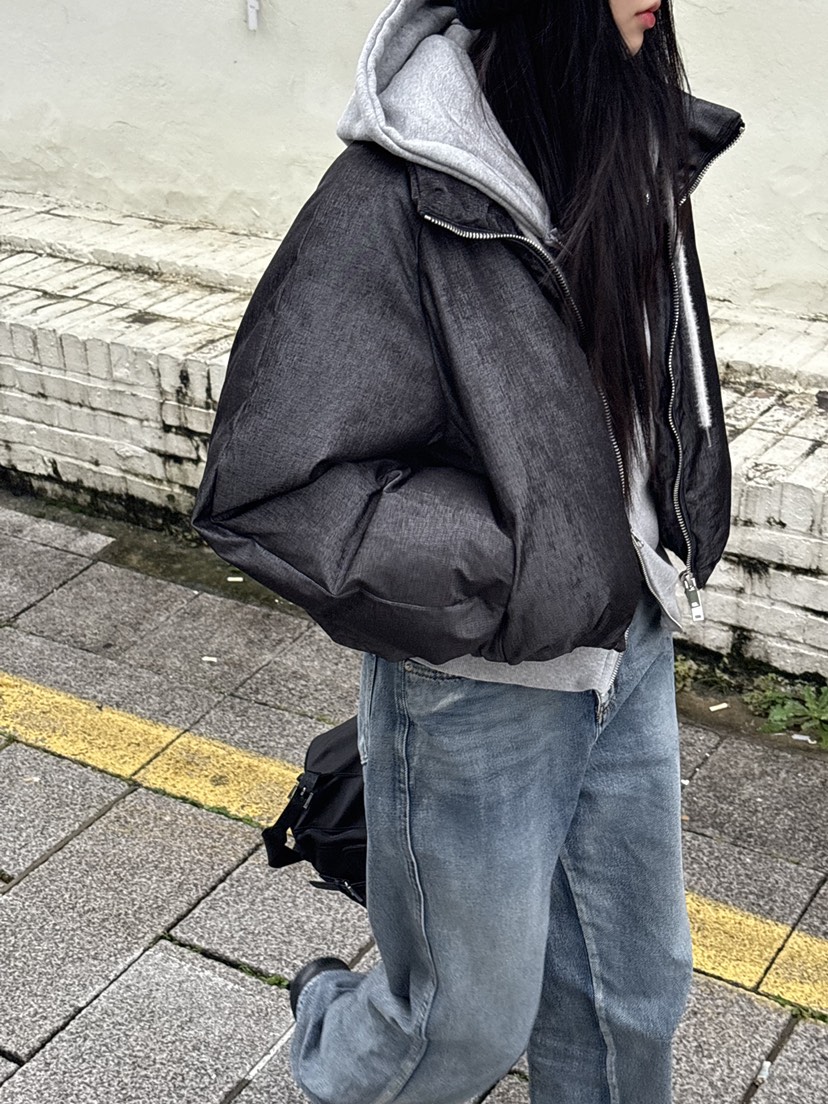 Verbena韓國代購㊣女士新款推薦熱賣休閑人氣短款羽絨服填充Verbena短款羽絨服