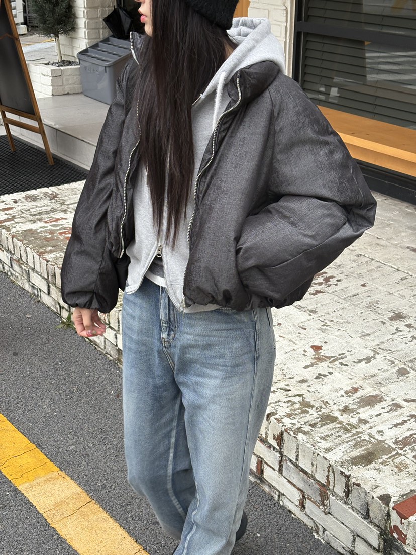 Verbena韓國代購㊣女士新款推薦熱賣休閑人氣短款羽絨服填充Verbena短款羽絨服