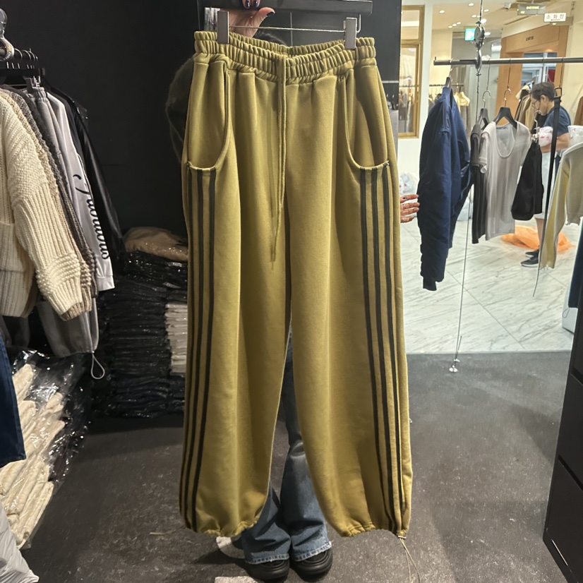 ELF-L東大門㊣實拍女士新品熱賣推薦人氣職業休閑褲毛圈布PROJECT ELF/ELF-L休閑褲圖色1