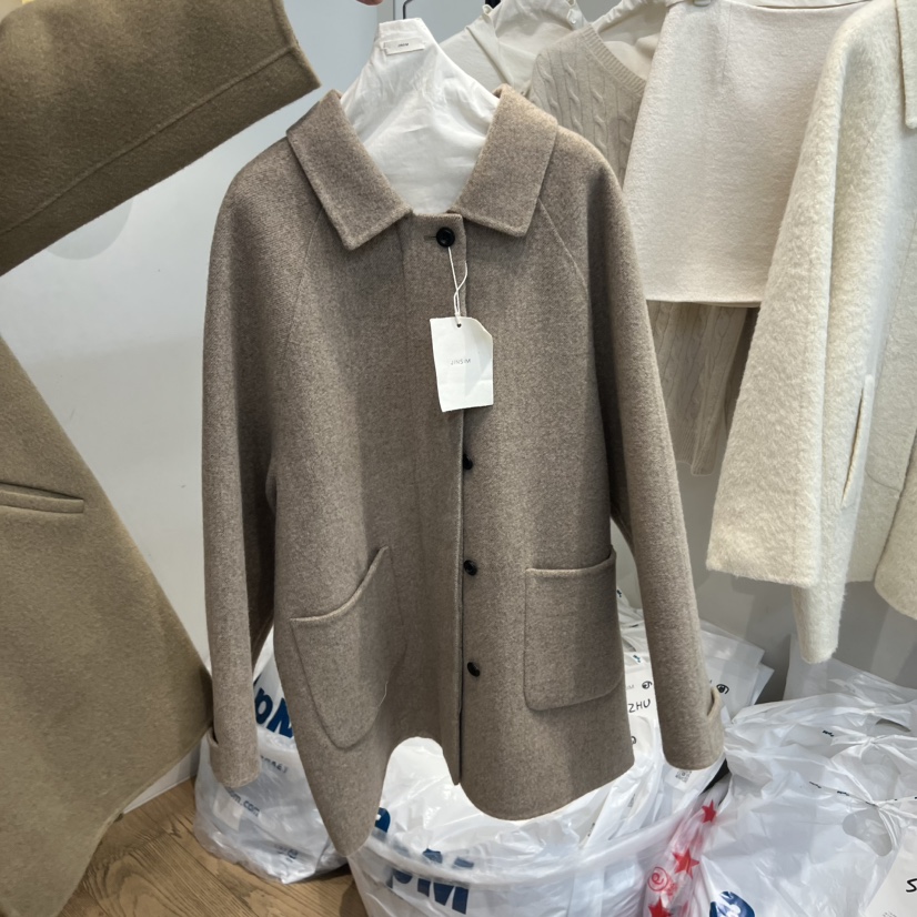 JINSIM東大門㊣直郵女士新品推薦25秋冬休閑真品中長款大衣JINSIM中長款大衣圖色1
