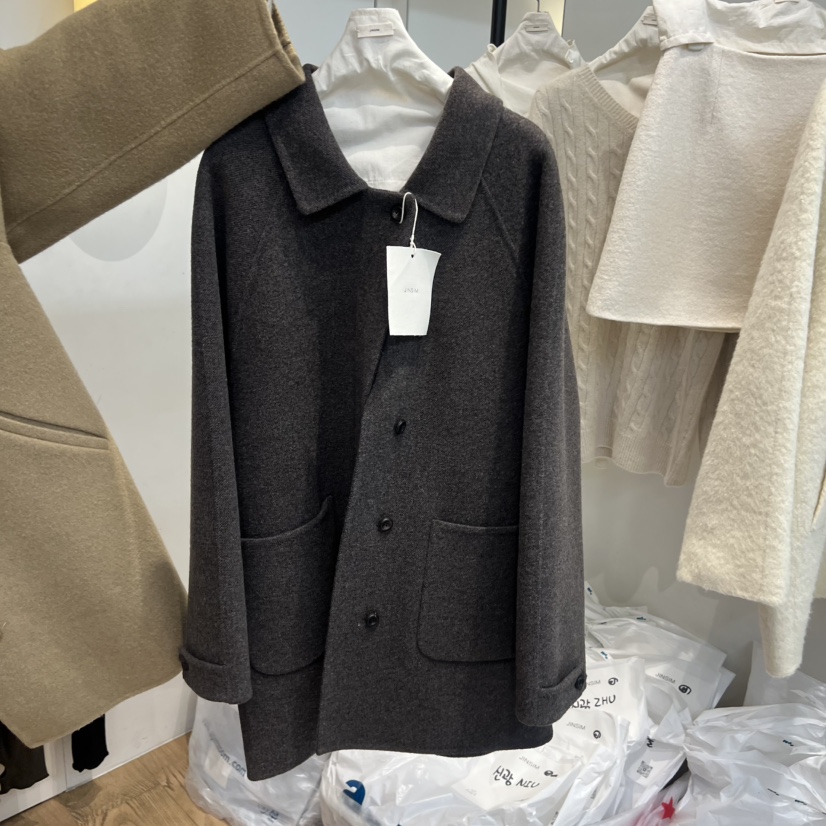 JINSIM東大門㊣直郵女士新品推薦25秋冬休閑真品中長款大衣JINSIM中長款大衣圖色3