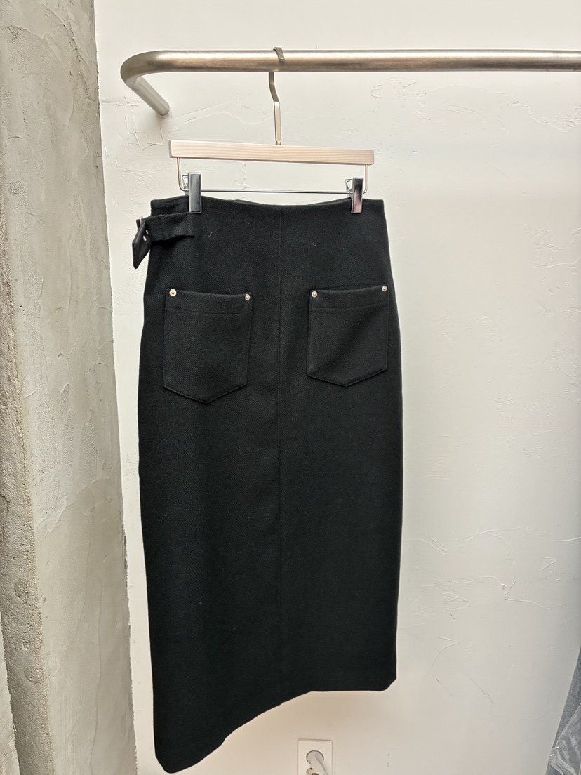 Verbena東大門㊣直郵女士新品人氣真品半身裙中短裙羊毛長款Verbena半身裙/中短裙