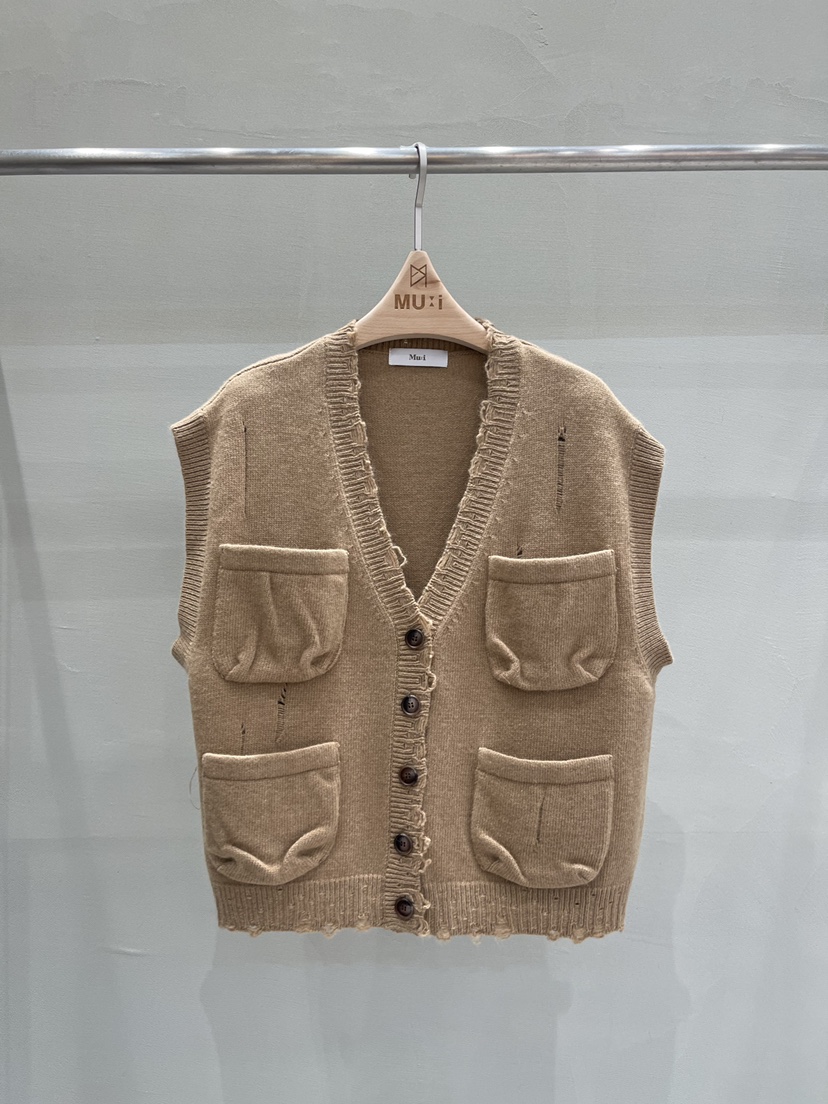 THE MUI東大門㊣實拍女裝新款真品25秋冬休閑熱賣職業馬甲THE MUI馬甲