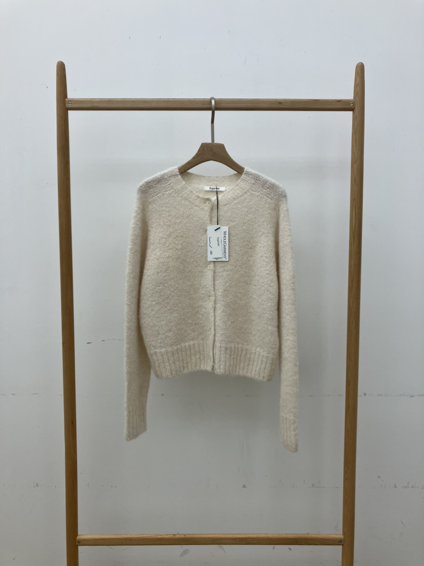 B_GARDER韓國代購㊣女裝新品25秋冬熱賣真品職業針織衫開衫B.GARDER針織衫