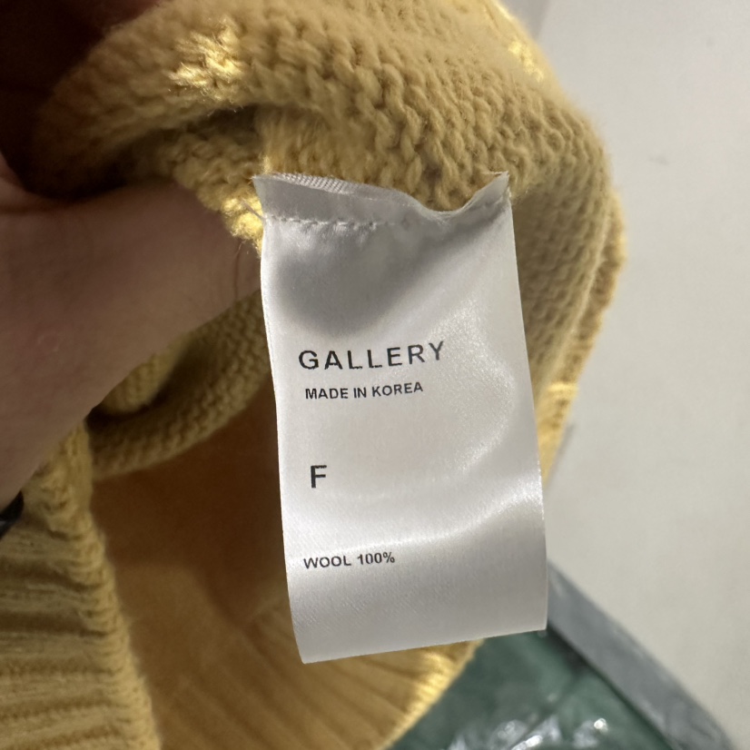 GALLERY-P韓國代購㊣女裝新品時尚熱賣職業休閑毛衣開衫鏤空GALLERY毛衣
