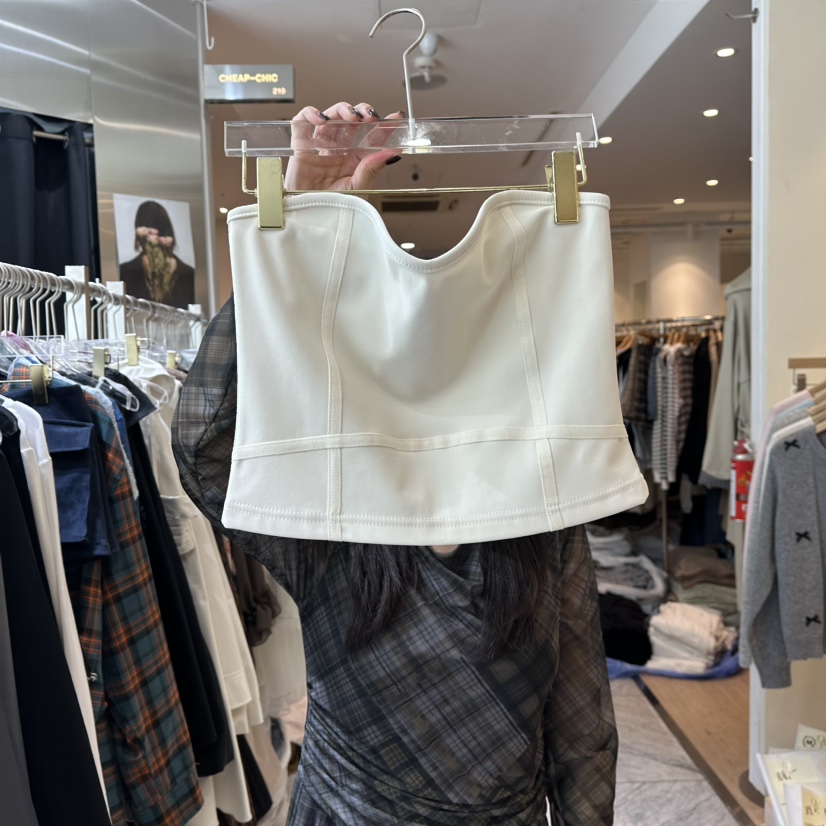 CHEAP-CHIC韓國代購㊣女士新品人氣熱賣職業吊帶背心不含內搭CHEAP-CHIC/CHARLES THE SECOND吊帶/背心圖色1
