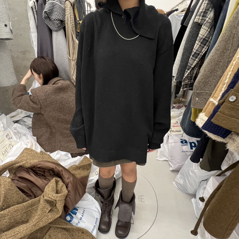 BREATHE東大門㊣實拍女士新品真品人氣25秋冬時尚針織衫羊毛BREATHE針織衫圖色3