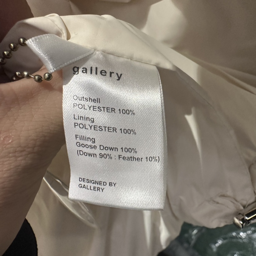 GALLERY-P韓國代購㊣女士新品職業休閑時尚短款羽絨服填充絨GALLERY短款羽絨服