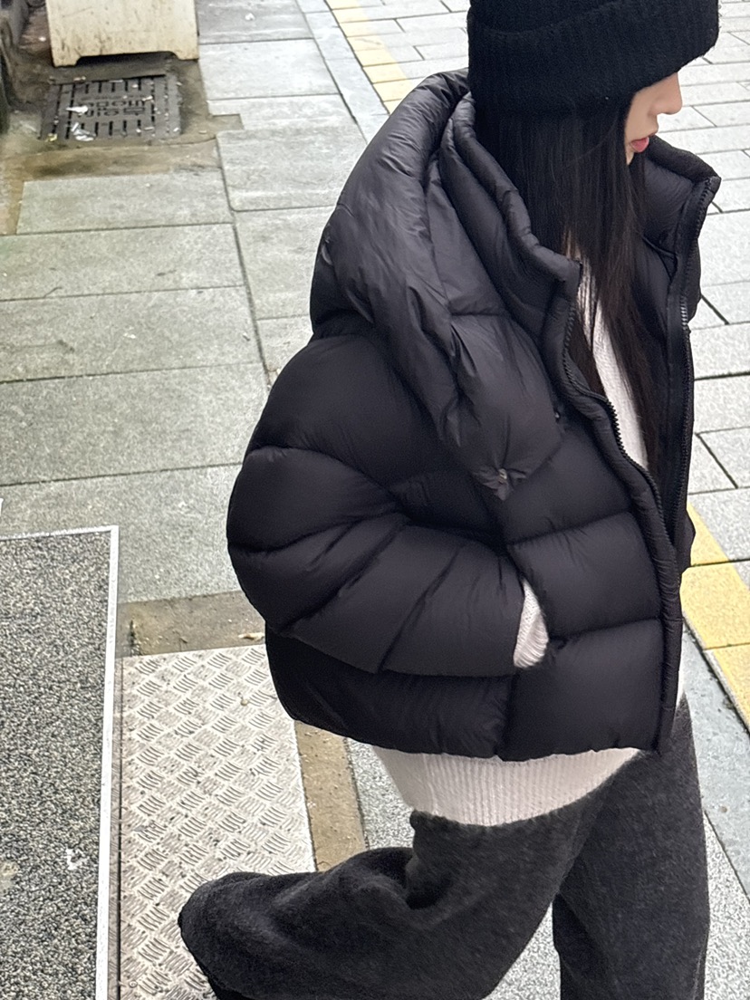 Verbena東大門㊣代購女裝新款休閑職業短款羽絨服填充鵝絨棉Verbena短款羽絨服
