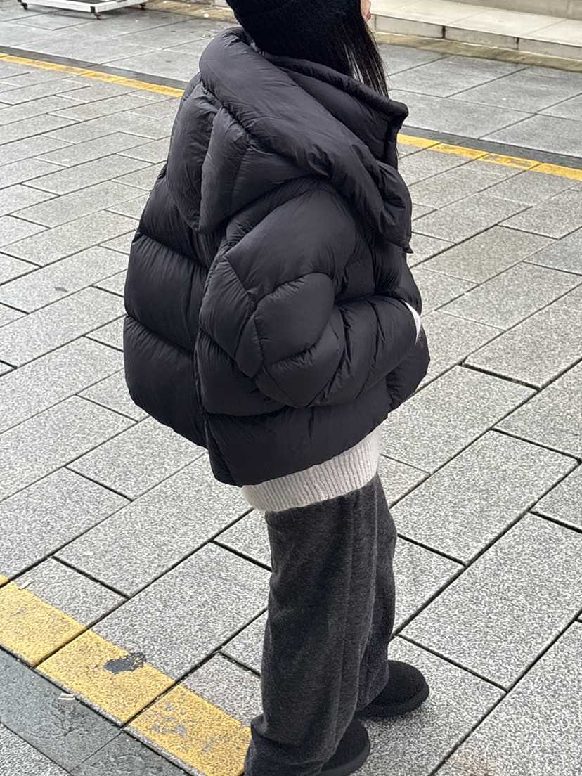 Verbena東大門㊣代購女裝新款休閑職業短款羽絨服填充鵝絨棉Verbena短款羽絨服