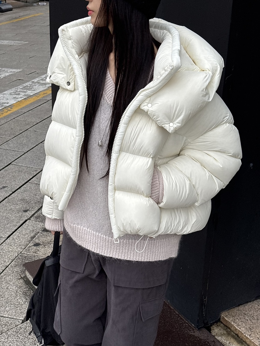 Verbena東大門㊣代購女裝新款休閑職業短款羽絨服填充鵝絨棉Verbena短款羽絨服
