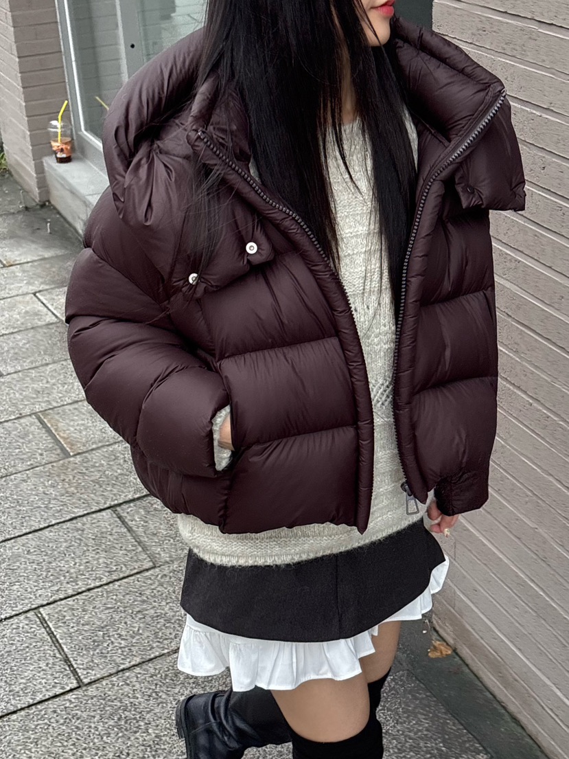 Verbena東大門㊣代購女裝新款休閑職業短款羽絨服填充鵝絨棉Verbena短款羽絨服