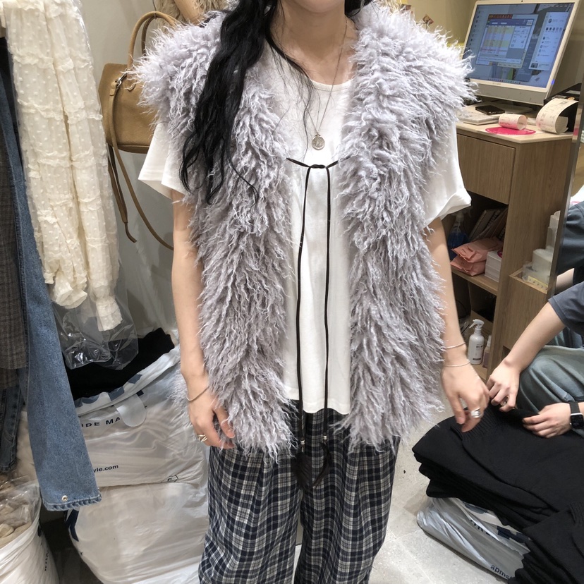 BY FLOW東大門㊣實拍女裝新款真品25秋冬熱賣時尚人氣馬甲BY FLOW馬甲圖色2