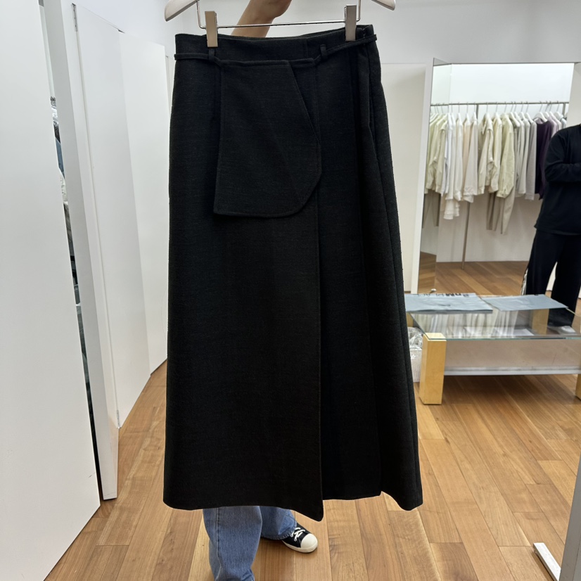 MYNAMEIS東大門㊣實拍女士新品熱賣推薦職業時尚長裙含腰包MYNAMEIS長裙圖色2