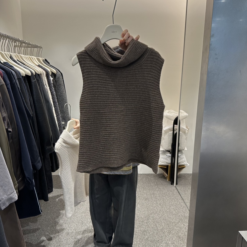 ALTER韓國代購㊣女士新品推薦休閑真品時尚人氣25秋冬吊帶背心Alter吊帶/背心圖色2