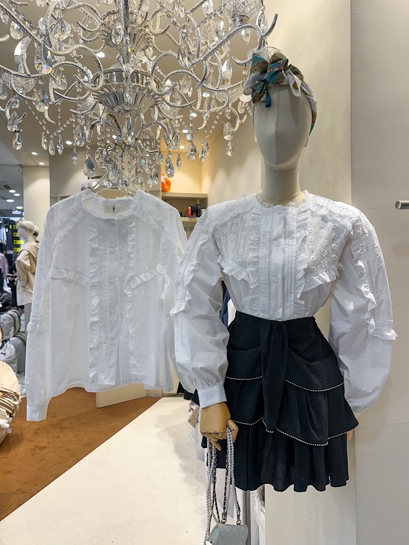 81 MARKET-L東大門㊣直郵女裝新品職業人氣熱賣襯衫蕾絲衫81 MARKET-L襯衫/蕾絲衫