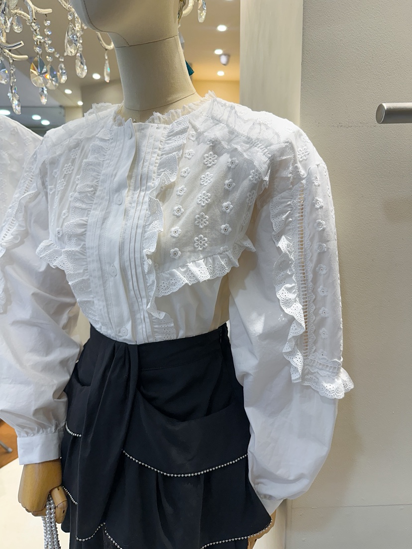 81 MARKET-L東大門㊣直郵女裝新品職業人氣熱賣襯衫蕾絲衫81 MARKET-L襯衫/蕾絲衫
