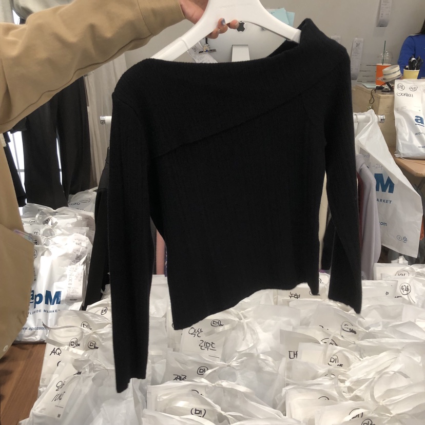 UNDERSTANDING東大門㊣實拍女裝新品休閑熱賣時尚25秋冬長袖T恤UNDERSTANDING長袖T恤圖色3