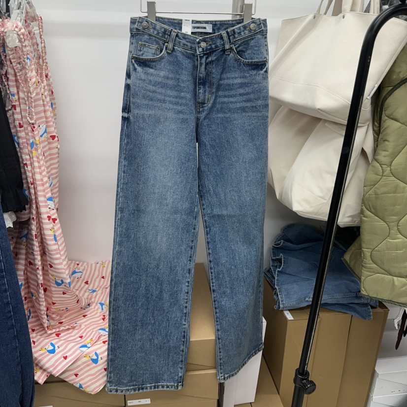 TOPDRESSING東大門㊣實拍女士新款時尚熱賣休閑職業人氣牛仔褲TOPDRESSING牛仔褲