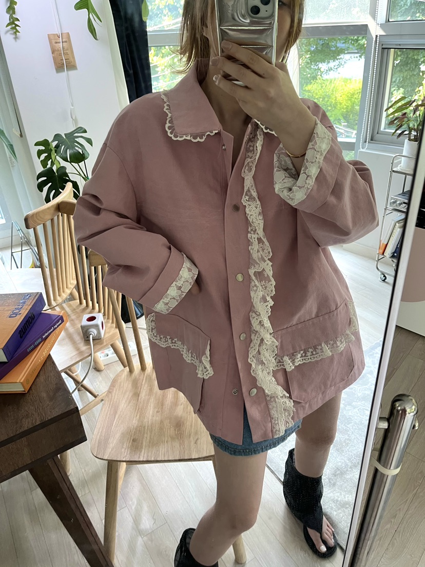 81 MARKET-L韓國代購㊣女裝新品推薦真品熱賣25秋冬人氣夾克81 MARKET-L夾克