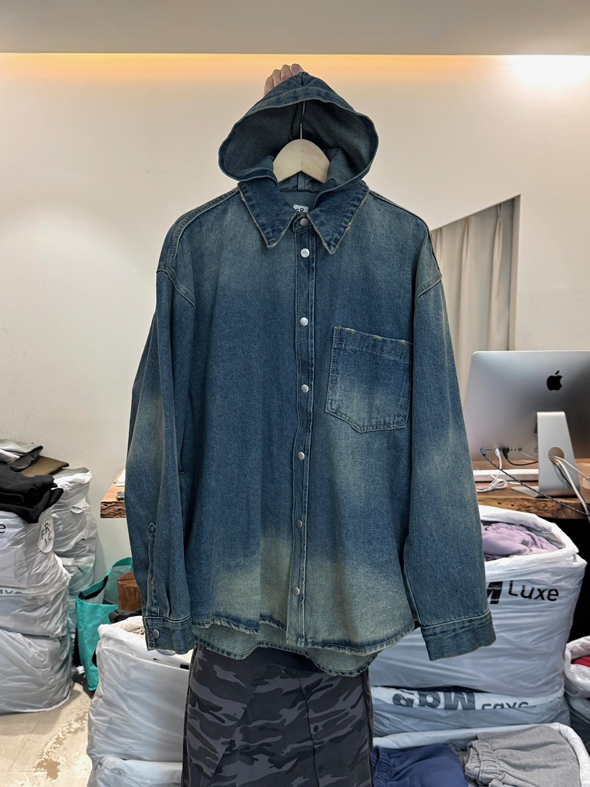 FRIC東大門㊣實拍女裝新品25秋冬時尚人氣職業休閑夾克連帽衫FRIC夾克