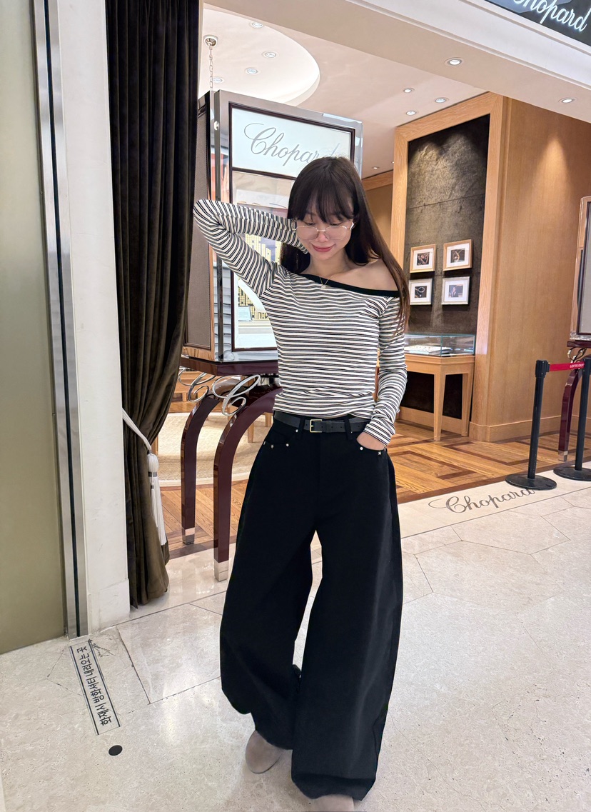 LUMIPLE東大門㊣直郵女士新款職業時尚熱賣25秋冬人氣休閑褲LUMIPLE休閑褲