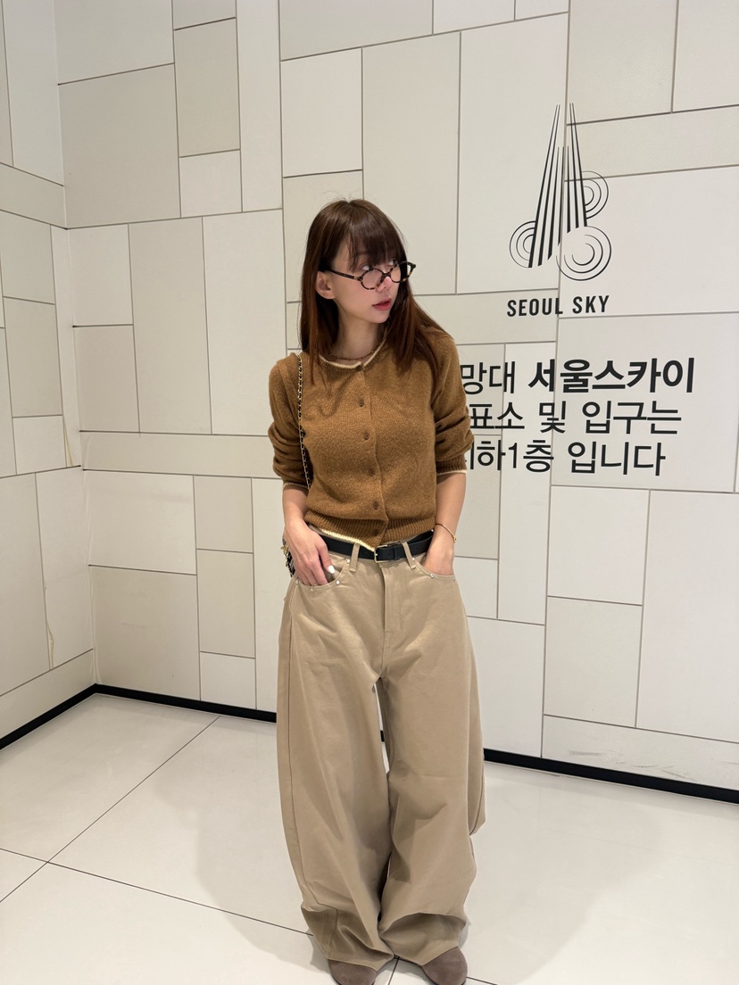 LUMIPLE東大門㊣直郵女士新款職業時尚熱賣25秋冬人氣休閑褲LUMIPLE休閑褲